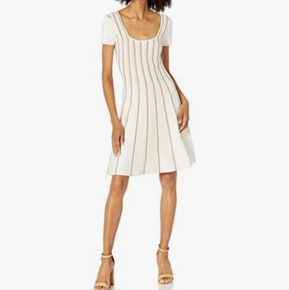 Guess Leti Fit 'N Flare Sweater Dress